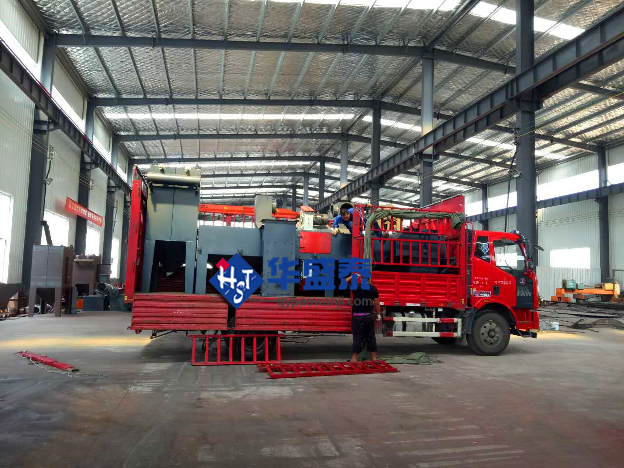 發往河北永年6914鋼板拋丸機|廠家價格