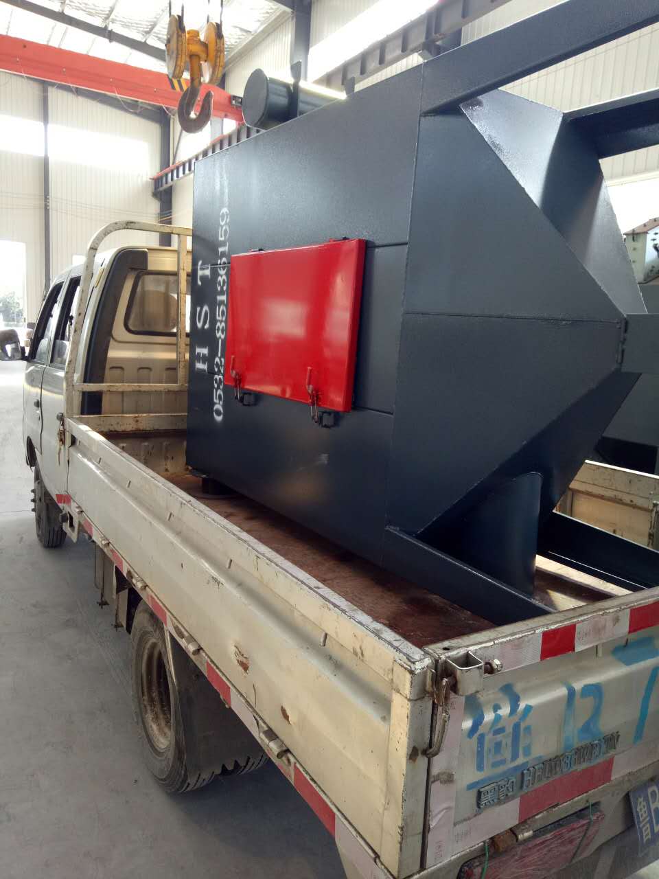 發往青島即墨濾桶除塵器發貨現場