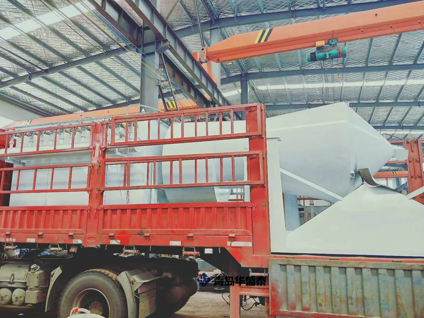 發往大連石材拋丸機發貨圖