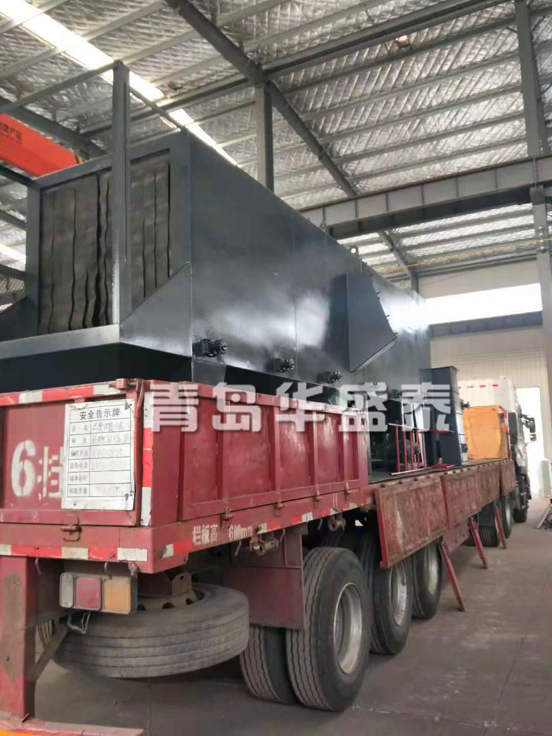 山東煙臺6912通過式拋丸清理機發貨圖