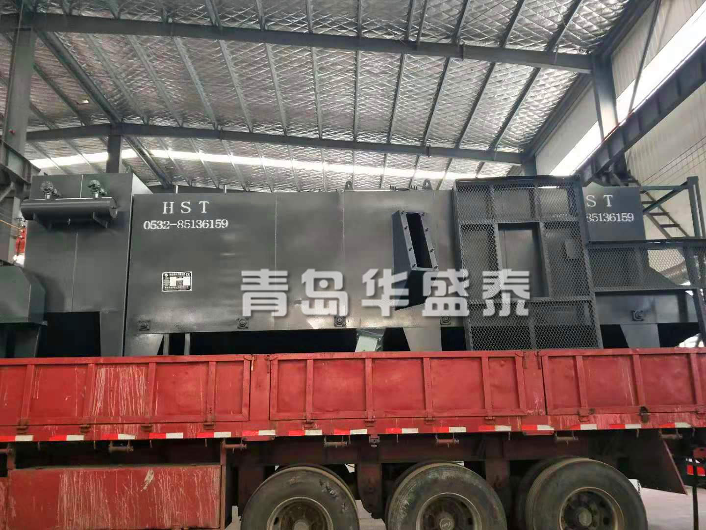 山東煙臺6912通過式拋丸清理機發貨圖