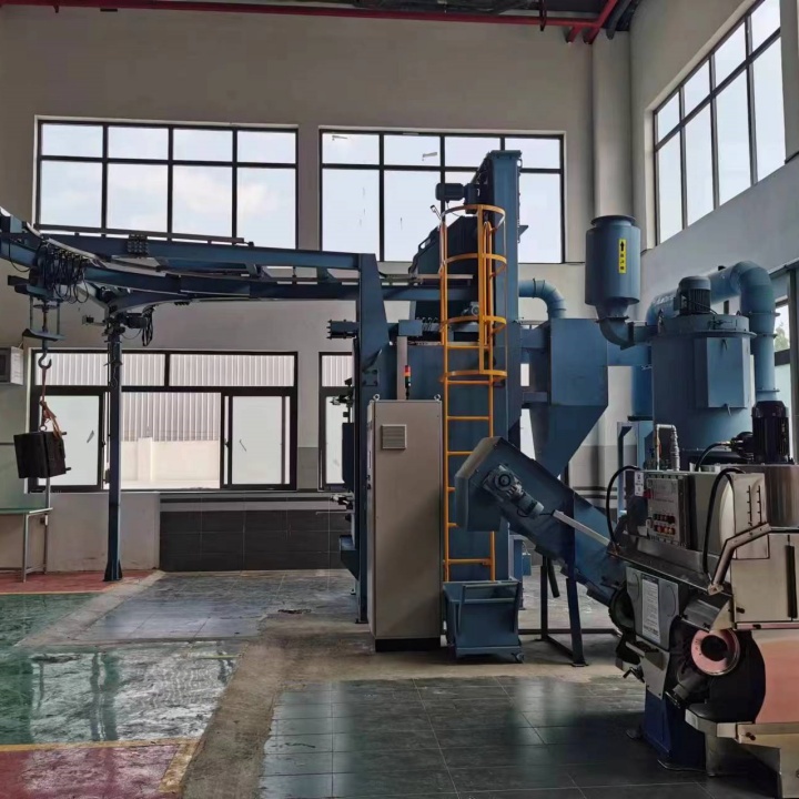 臺式除銹機_轉臺除銹機_除銹機除銹