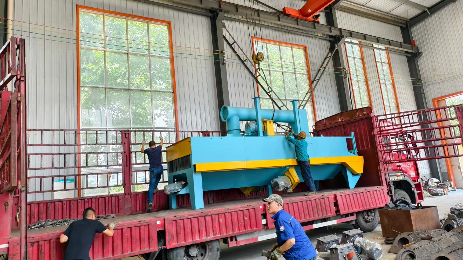 鍛造銅拋丸打砂機_鑄造拋丸機工作原理_鍛造銅拋丸砂機打磨方法