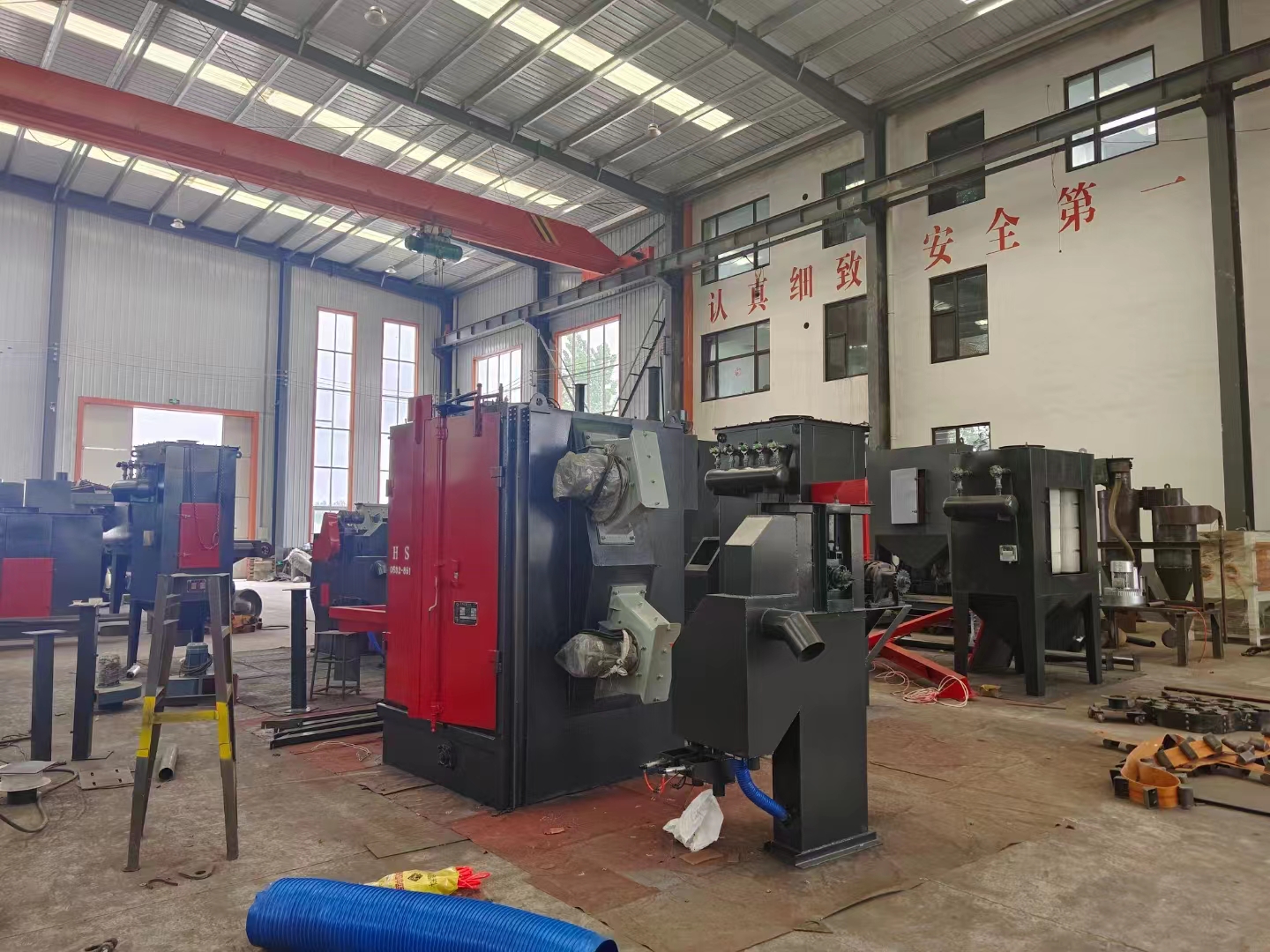 砂輪除銹機_砂帶除銹機_掛式打砂除銹機