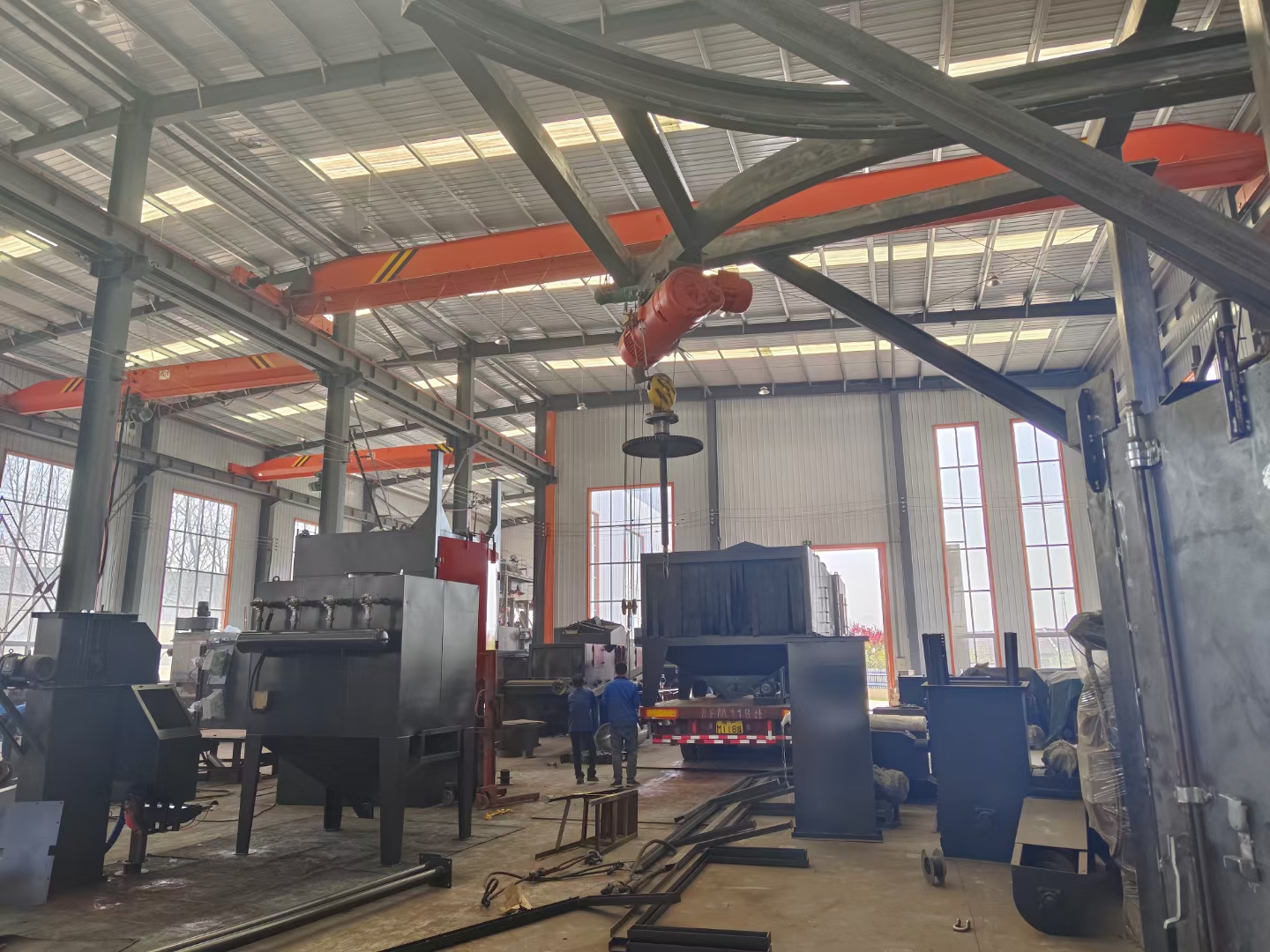除銹拋丸機操作步驟視頻_掛式拋丸除銹機_拋丸除銹機操作規程