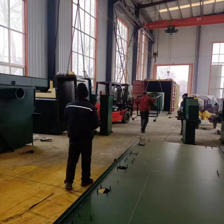 護欄清洗車工作原理_汽車護欄拋丸清理機_拋丸清理設備